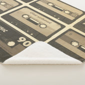 Audio Cassette, Retro Poster Hip-Hop. Sherpa Deken (3/4)
