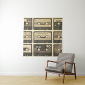 Audio Cassette, Retro Poster Hip-Hop. Wandkleed (In situ)