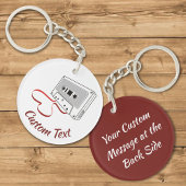 Audio Cassette Sleutelhanger