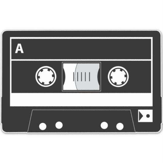 Audio-cassette Sticker (Voorkant)