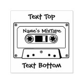 Audio Cassette Tape Zelfinktende Stempel (Design)