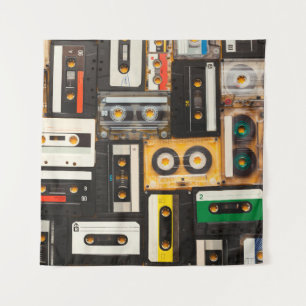 Audio-cassetteband Wandkleed