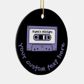 Audio-Cassettebandje Keramisch Ornament (Rechts)