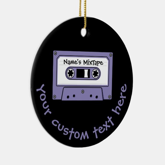 Audio-Cassettebandje Keramisch Ornament (Rechts)