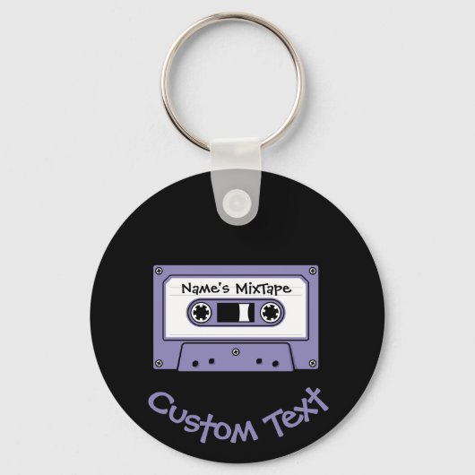 Audio Cassettebandje Sleutelhanger (Voorkant)