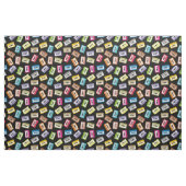 Audio Cassettes Patroon Stof (Fat Quarter)
