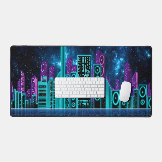 Audio City-1 Gaming Mousepad Desk Mat (Keyboard & Muis)
