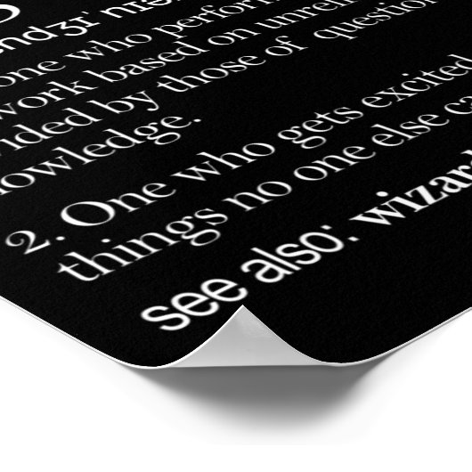 Audio Definition Apparel Poster (Hoek)