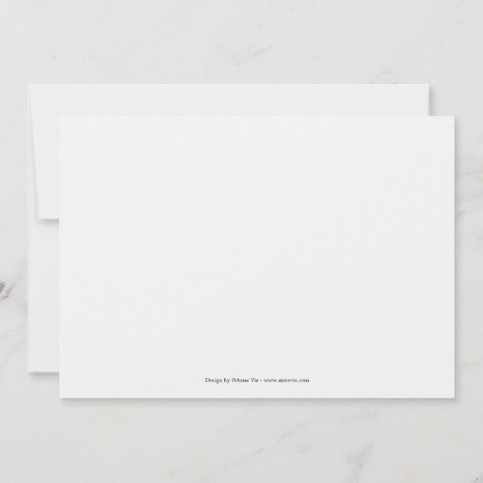 Audio en Rozen Bridal Shower Uitnodiging (Achterkant)