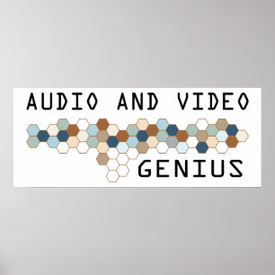 Audio en video Genius Poster