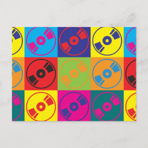 Audio- en video-Pop Briefkaart