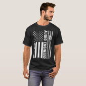 Audio Engineer American Flag Audio Engineering T-shirt (Voorkant volledig)