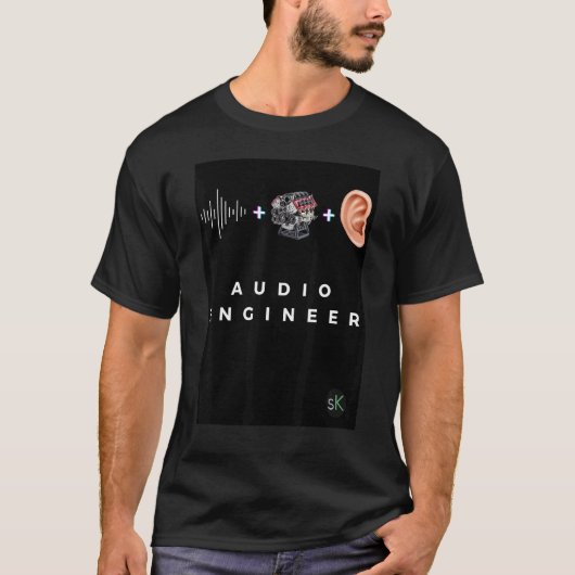 Audio Engineer Apparel T-shirt (Voorkant)