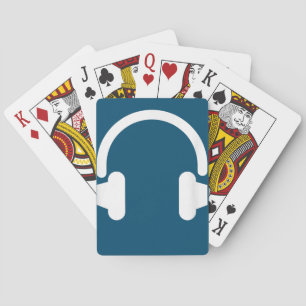 Audio Engineer Audiophile Dj Music Lover Hoofdtele Pokerkaarten