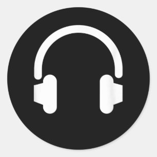 Audio Engineer Audiophile Dj Music Lover Hoofdtele Ronde Sticker