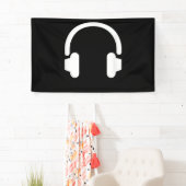 Audio Engineer Audiophile Dj Music Lover Hoofdtele Spandoek (Insitu)