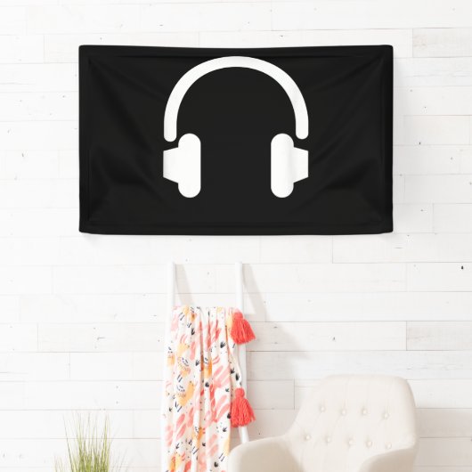 Audio Engineer Audiophile Dj Music Lover Hoofdtele Spandoek (Insitu)