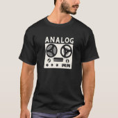 Audio Engineer Beatmaker en geluiddemper analoge t T-shirt (Voorkant)