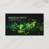 Audio Engineer Deejay Visitekaartje (Voorkant)