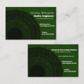 Audio Engineer Euro Visitekaartje (Voorkant / Achterkant)