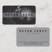 Audio Engineer Foto Visitekaartje (Voorkant / Achterkant)