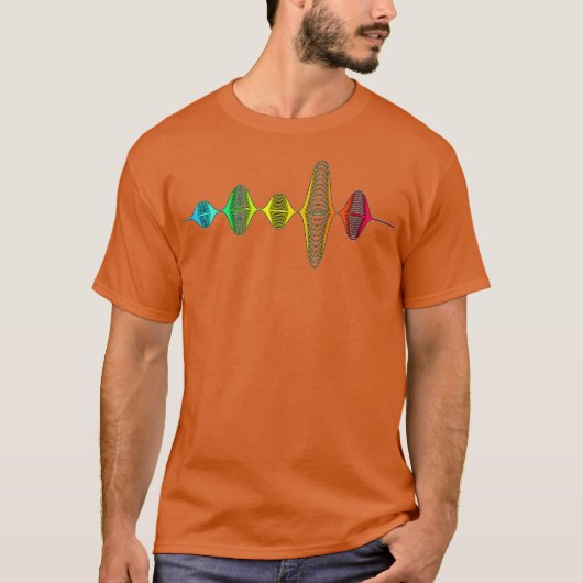 Audio Engineer Geluidstechnicus Waves Muziek DJ T-shirt (Voorkant)