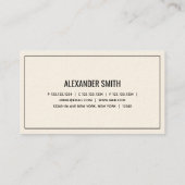 Audio Engineer ivory Visitekaartje (Achterkant)