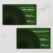 Audio Engineer Oceania Visitekaartje (Voorkant / Achterkant)