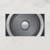 Audio Engineer Personal Visitekaartje (Achterkant)