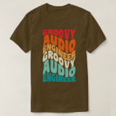 Audio Engineer  Retro 60s 70s 80s Vibes T-shirt (Design voorkant)