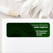 Audio Engineer Return Address Label (Insitu)