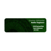 Audio Engineer Return Address Label (Voorkant)