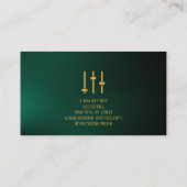 Audio Engineer Visitekaartje (Achterkant)