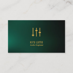 Audio Engineer Visitekaartje