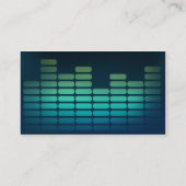 Audio-EQ / mixer / DJ-Visitekaartje Visitekaartje (Achterkant)