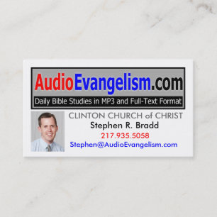 Audio Evangelisme Visitekaartjes