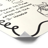 Audio gastenboek bericht voor bruiloft teken poster (Hoek)