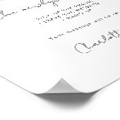 Audio Guestbook | Phone Message Guest Book Sign Poster (Hoek)