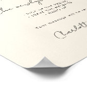 Audio Guestbook | Phone Message Guest Book Sign Poster (Hoek)