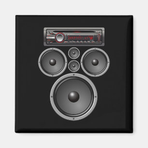 AUDIO-HALLOWEEN-KOSTUOM VAN AUTO STEREO SPREKERS MAGNEET