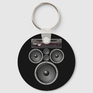 AUDIO-HALLOWEEN-KOSTUOM VAN AUTO STEREO SPREKERS SLEUTELHANGER