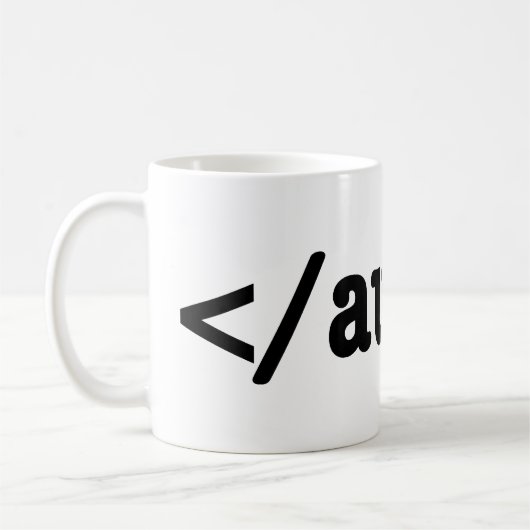 Audio HTML5 Code beëindigen Koffiemok (Links)