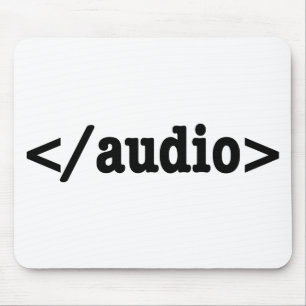 Audio HTML5 Code beëindigen Muismat