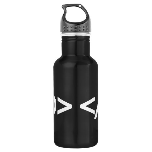 Audio HTML5 Code beëindigen Waterfles (Achterkant)