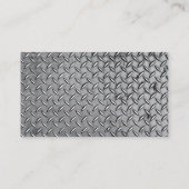Audio-ingenieur - Diamond Metal Bord Visitekaartje (Achterkant)