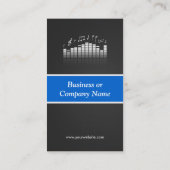 Audio-ingenieur - Premium Creative Innovative Visitekaartje (Achterkant)