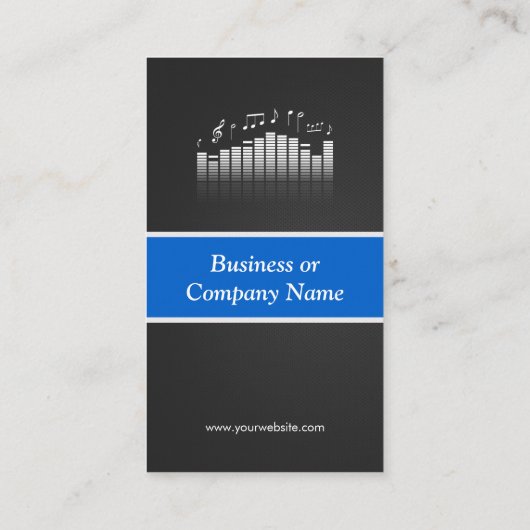 Audio-ingenieur - Premium Creative Innovative Visitekaartje (Achterkant)