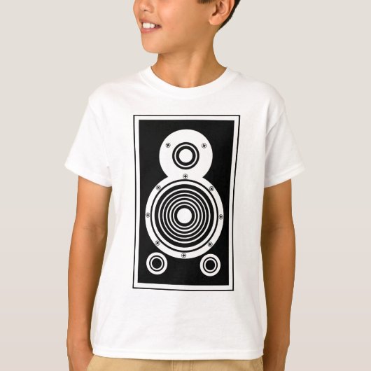 Audio-luidspreker 01 t-shirt (Voorkant)