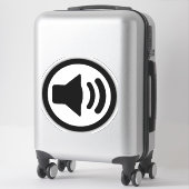 Audio-luidspreker Sticker (Koffer)