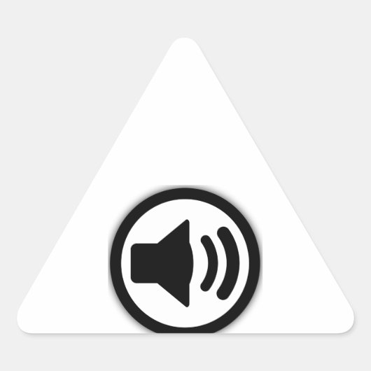 Audio-luidspreker Sticker (Voorkant)